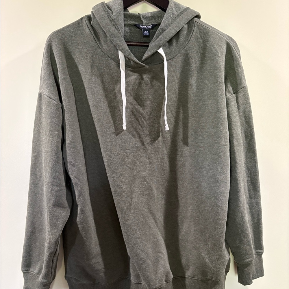 Buffalo David Bitton Olive Hoodie